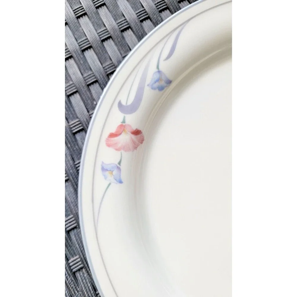 Lenox Chinastone GLORIES ON GREY Salad Plate 8.25